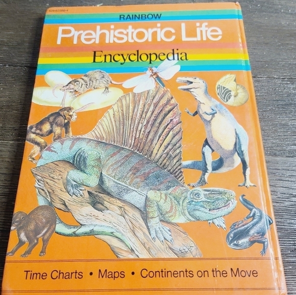 Vintage 80s 1982 Rainbow Prehistoric Life Encyclopedia Dinosaur Mammoth - Picture 5 of 11